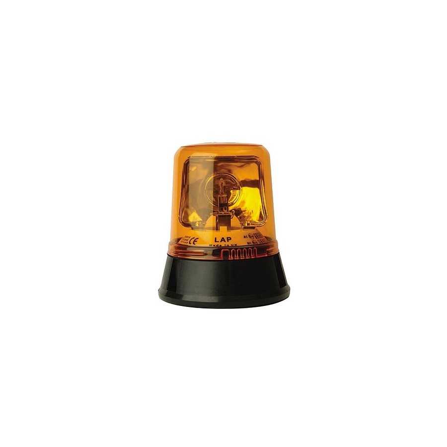 LAP Beacon, rotating, DIN, yellow, 12 / 24V (without flashbulb)