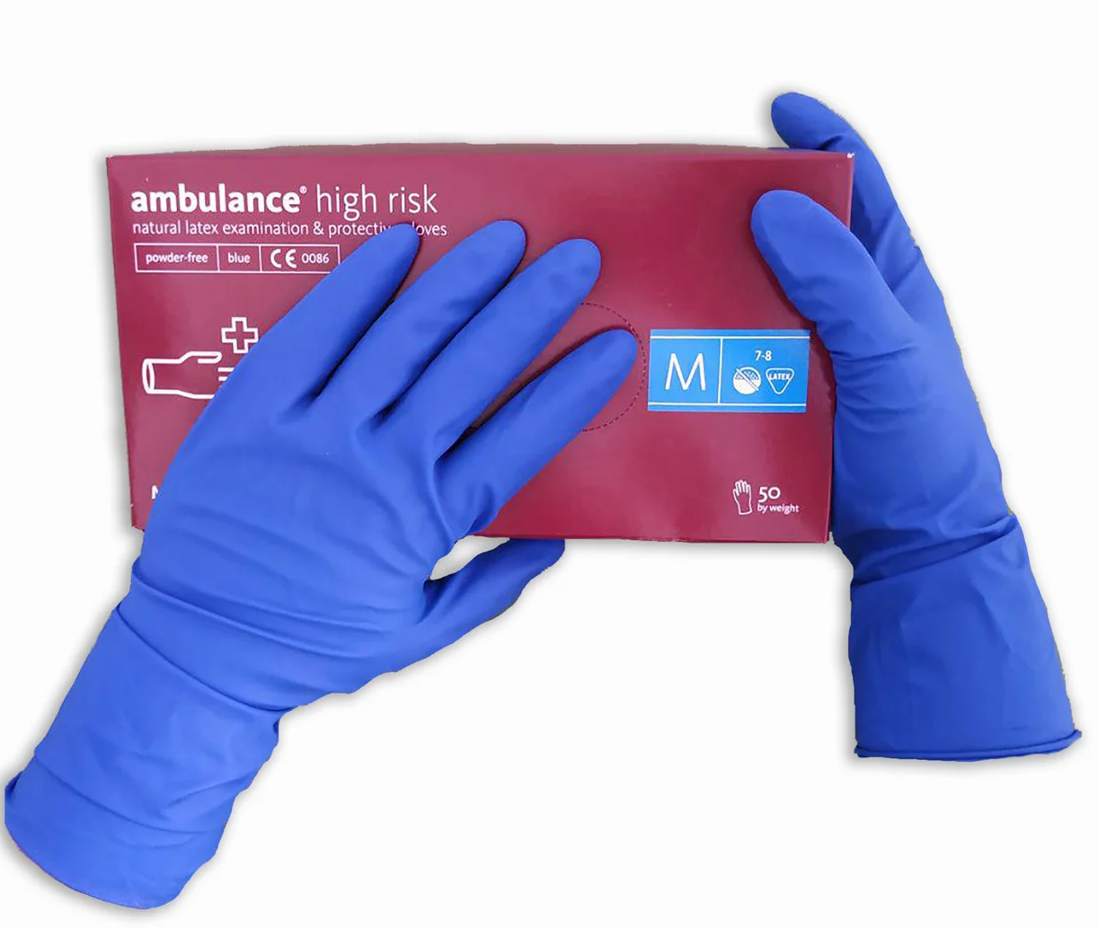 Mercator Medical ambulance high risk gloves, reusable, 50 pieces