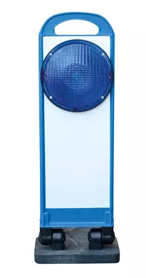 FlashMax kihajtható, terelőtábla, kék, kék led villogó