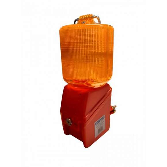 Mobil fence lamp, red body