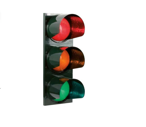 LED traffic light, green body
